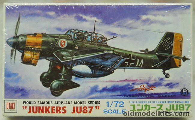 Otaki 1/72 Junkers Ju-87 Stuka, OA-20-100 plastic model kit